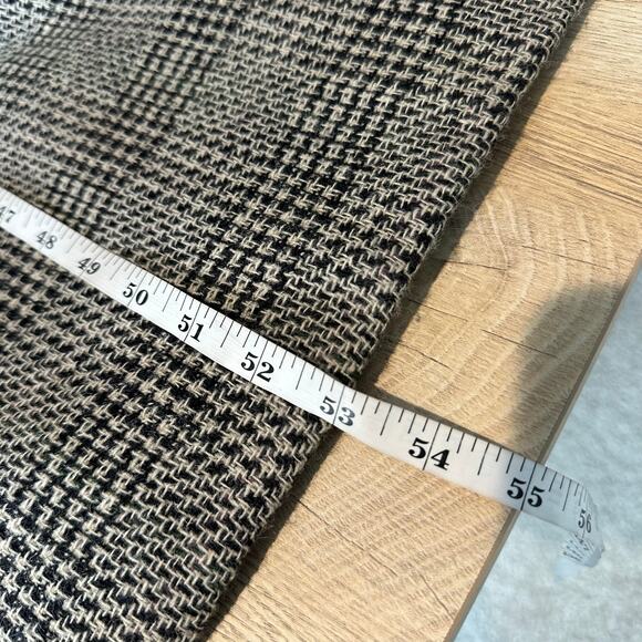 Harve Benard Vintage Wool Glen Plaid Double Breasted Belted Long Coat 10 - Picture 15 of 15